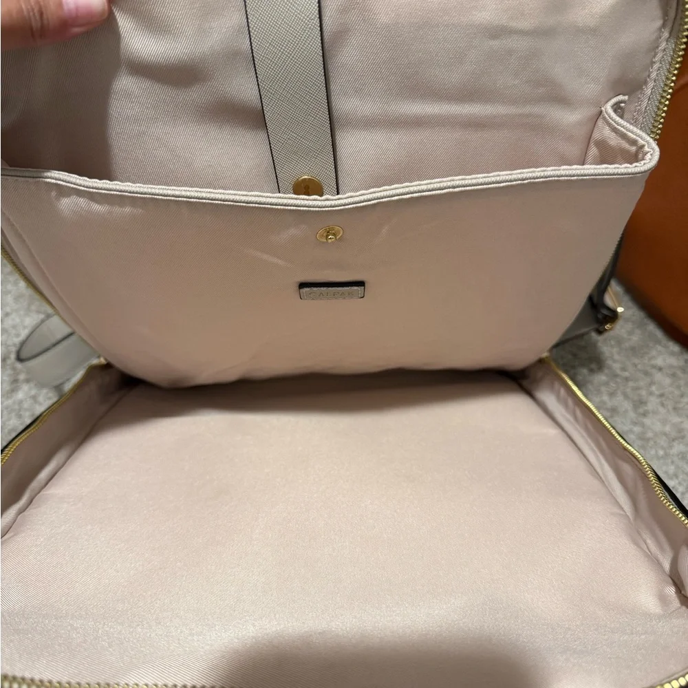 Calpak Kaya Laptop Backpack- cream - Picture 3 of 4